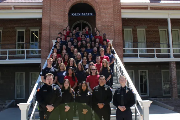 Agency in Front of Old Main